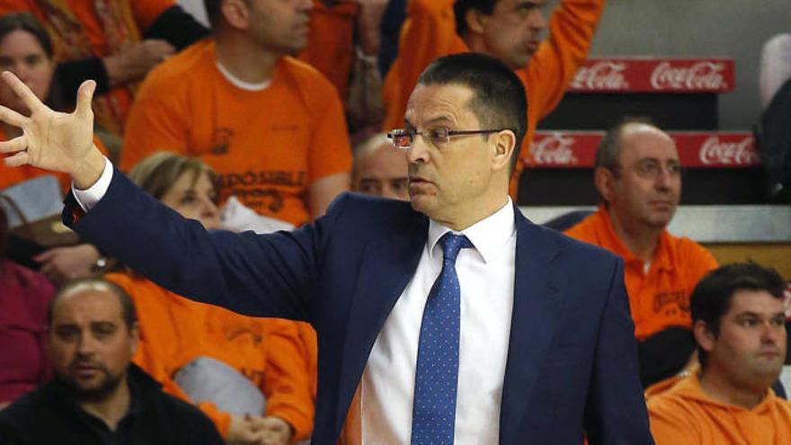 Pedro Martínez, entrenador del Valencia Basket