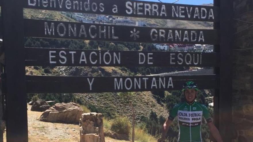 Antonio Molina, lleva varias semanas en Sierra Nevada