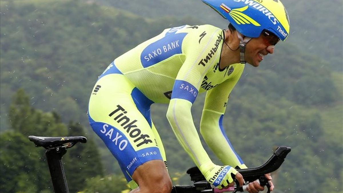 Contador, en contrarreloj