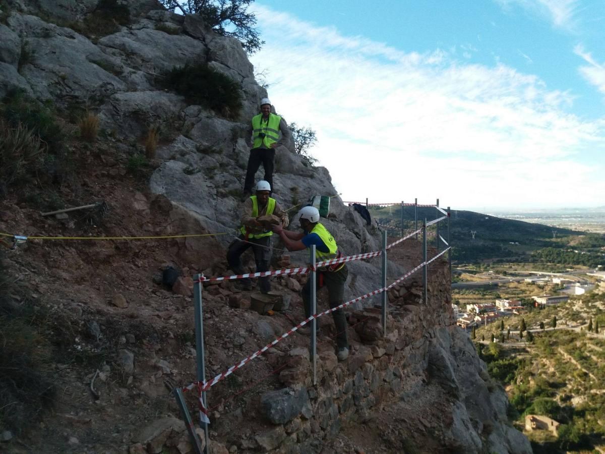 Fin de la primera fase de las obras del Castell de Borriol