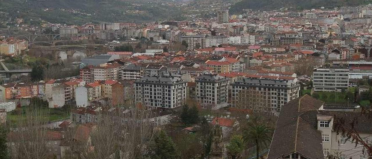 Vista de la ciudad de As Burgas desde el Seminario. // Iñaki Osorio
