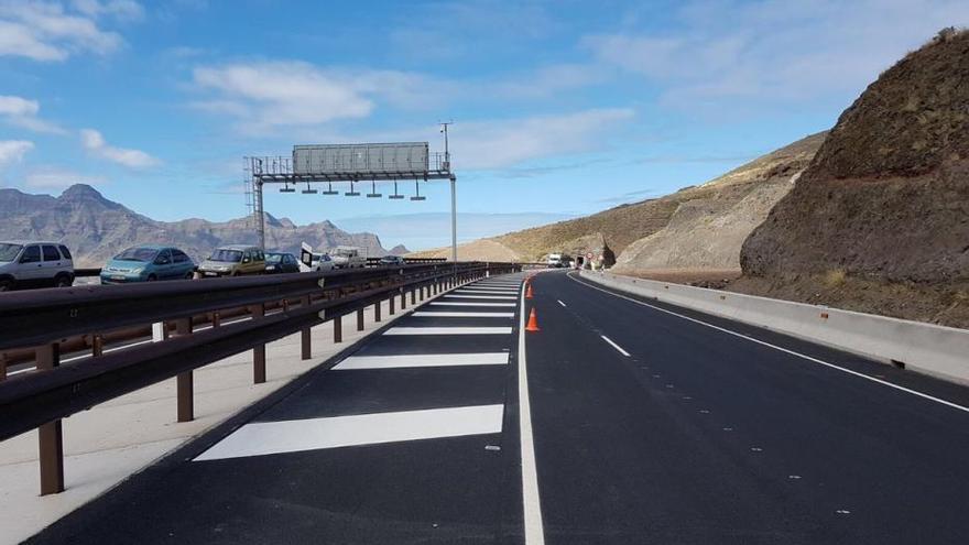 Inauguración de la nueva carretera de La Aldea