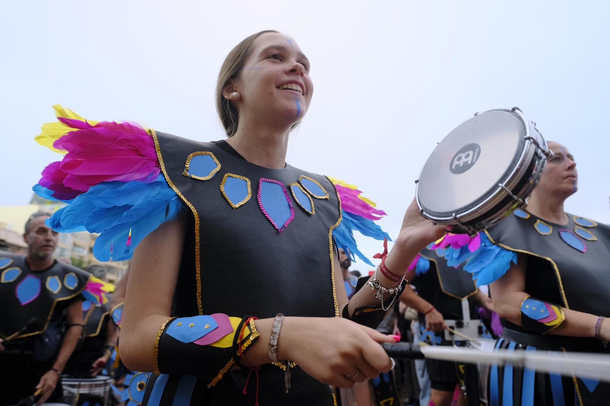 Encuentro de comparsas y batucadas del Carnaval de Las Palmas de Gran Canaria 2024