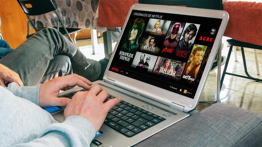 Una pantalla de Netflix.