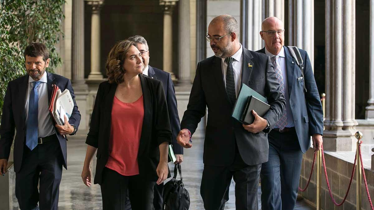 Reunión de la Junta de Seguridad Local de Barcelona.