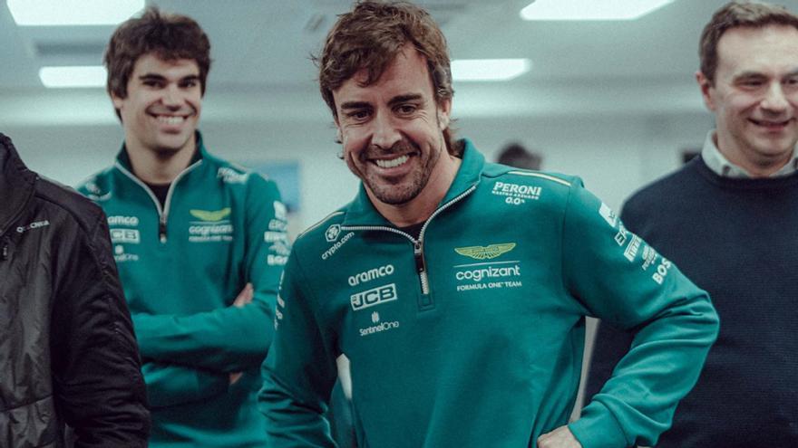 Fernando Alonso estrena el Aston Martin en Jerez