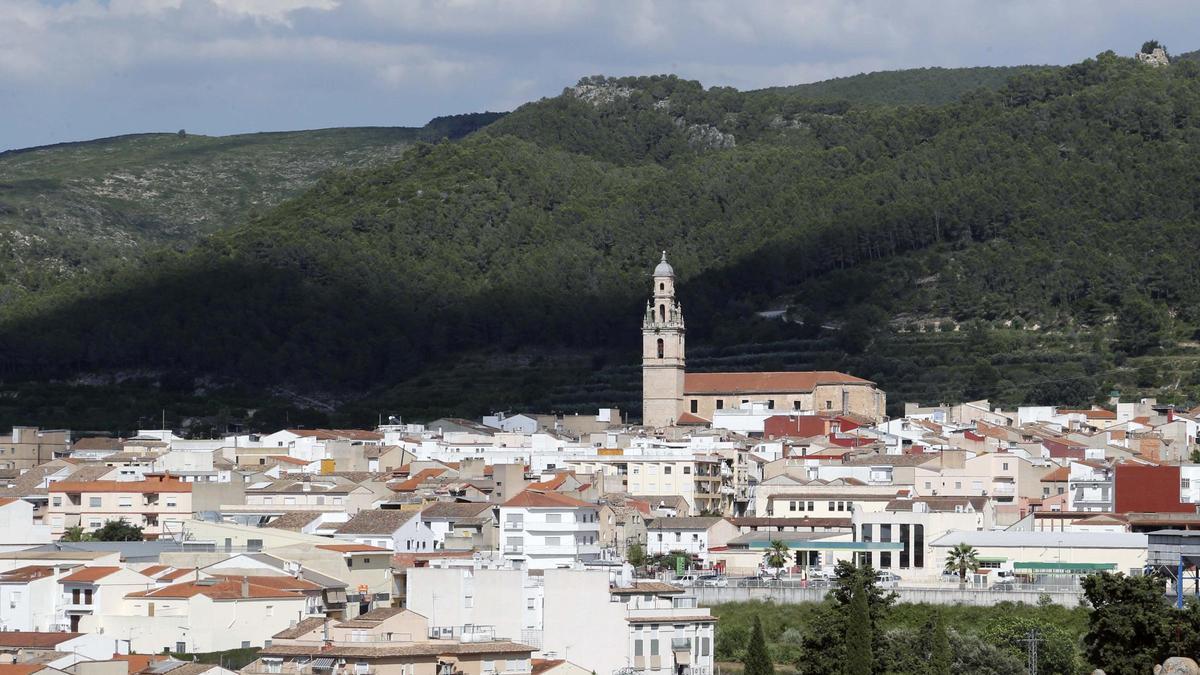 Una vista de la localidad de Enguera.