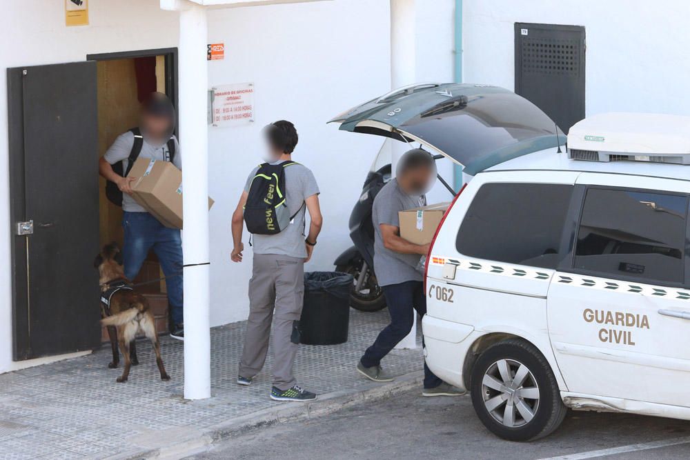 La Guardia Civil y Hacienda registraron ayer la discoteca durante más de 15 horas.