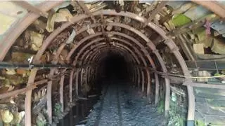 Interior de la mina de Cerredo