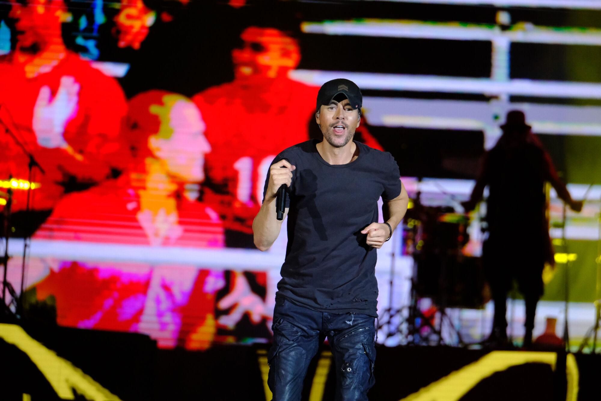Actuación de Enrique Iglesias en el Granca Live Fest