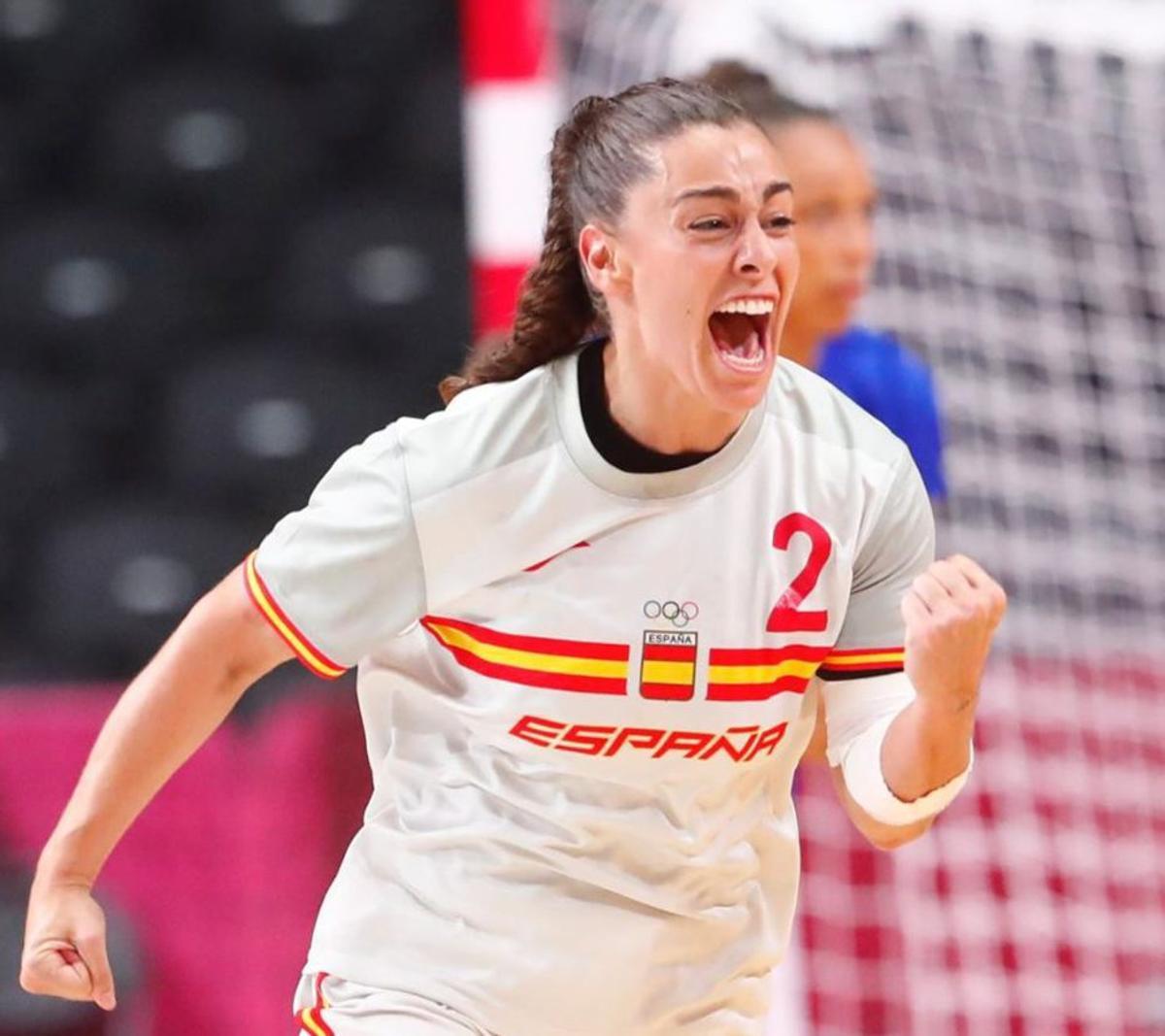 Marta López Herrero es internacional absoluta. | A.P.B.