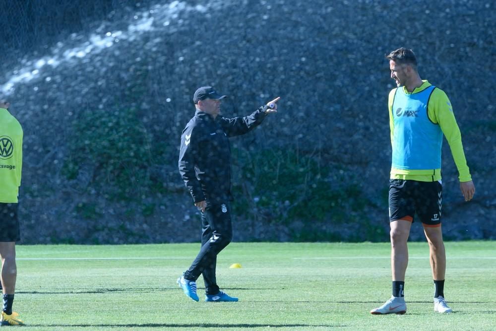 Entrenamiento de la UD Las Palmas previo al derby canario