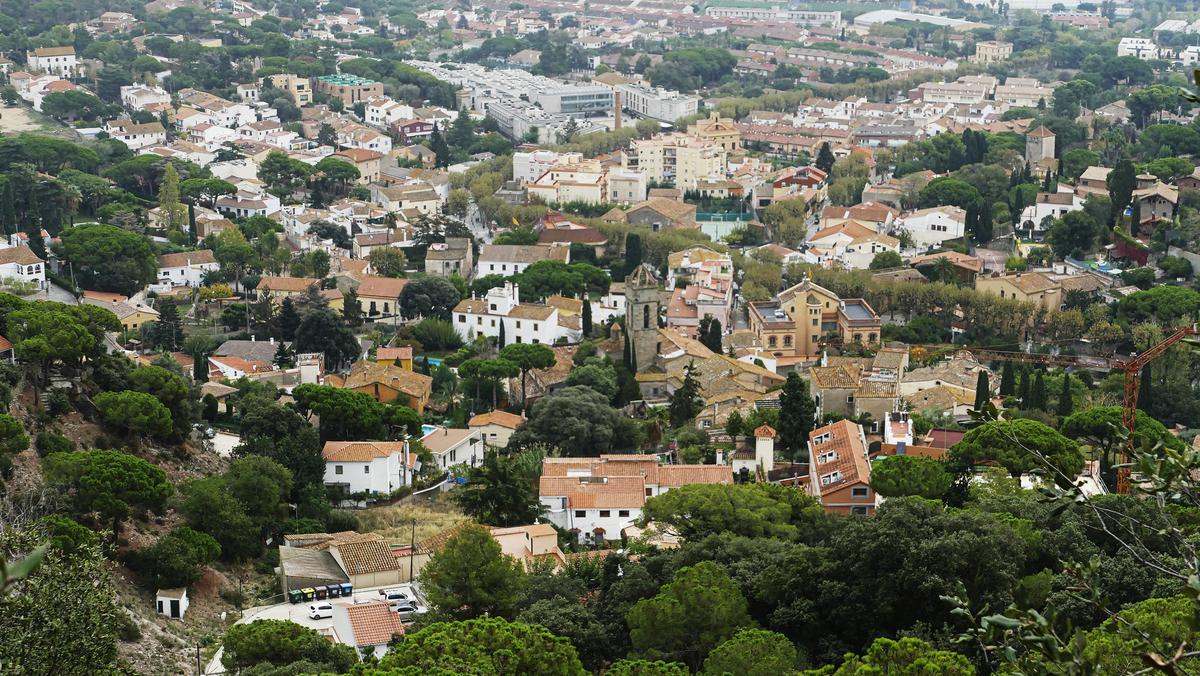 Vista panorámica de Premià de Dalt 