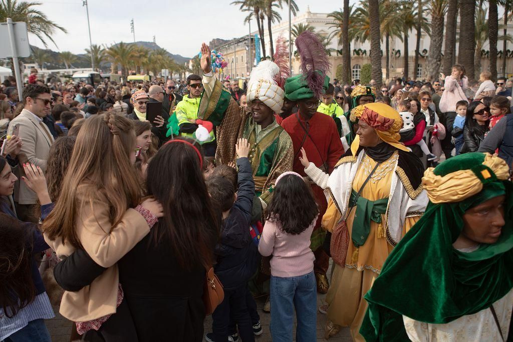 El desembarco en Cartagena de los Reyes Magos, en imágenes