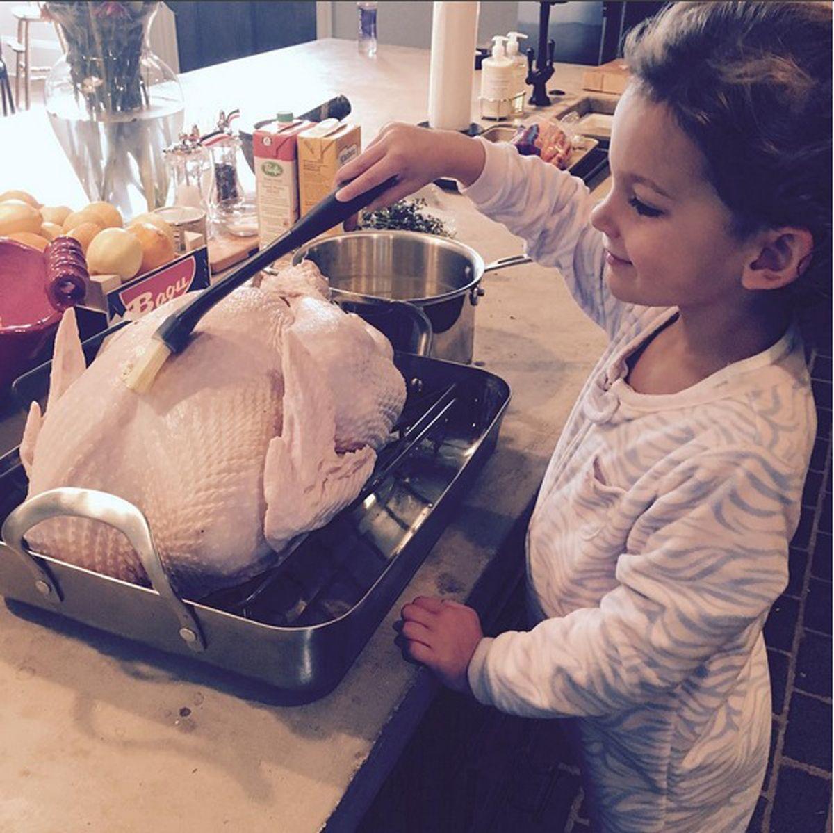 Lily Aldridge y su celebración del 'Thanksgiving' 2015