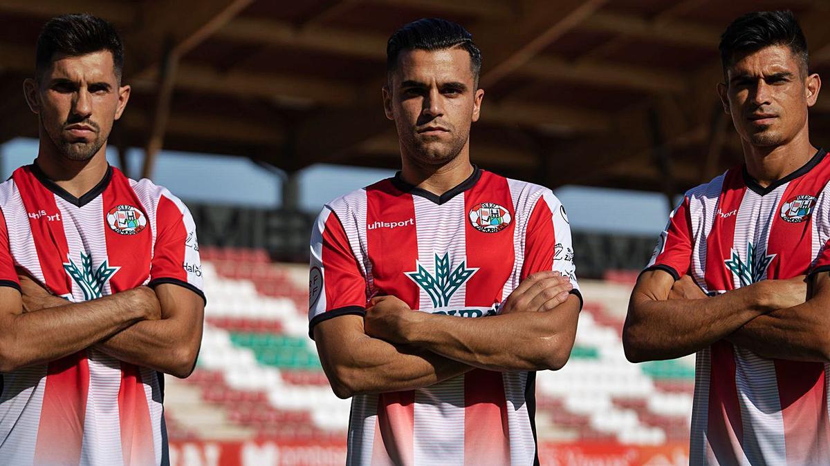 Carlos Ramos, Dani Hernández y Xisco Campos. | J. L. F.