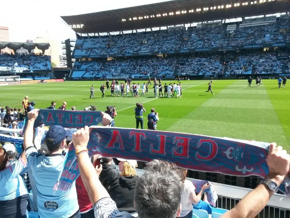 FARO recopila una selección de imágenes con lo más destacado del encuentro entre celestes y armeros en Balaídos