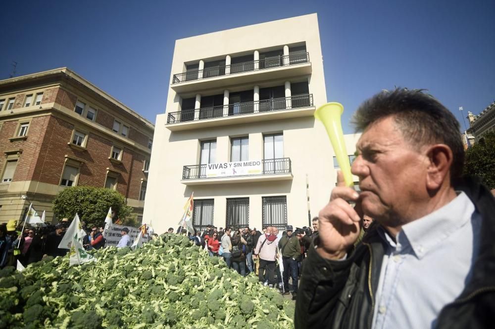 Así ha sido la manifestación de los agricultores en Murcia (II)