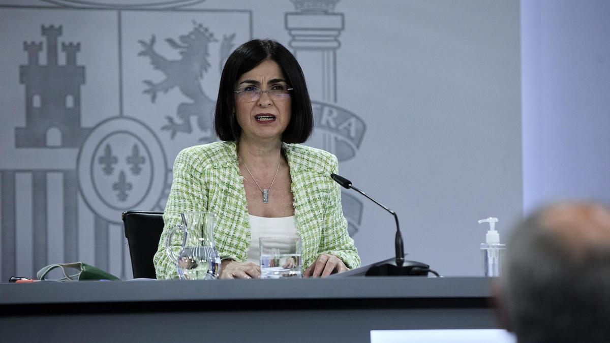 La ministra de Sanidad, Carolina Darias.