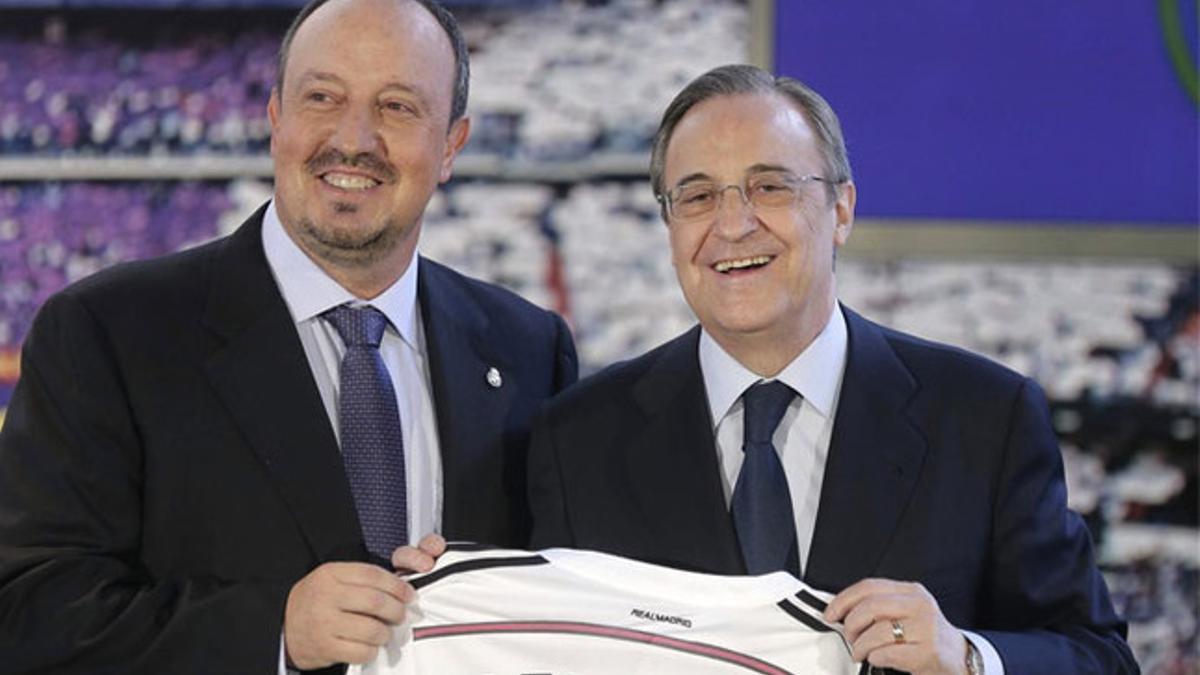 Florentino Pérez ha echado a Rafa Benítez siete meses y un día después de presentarlo