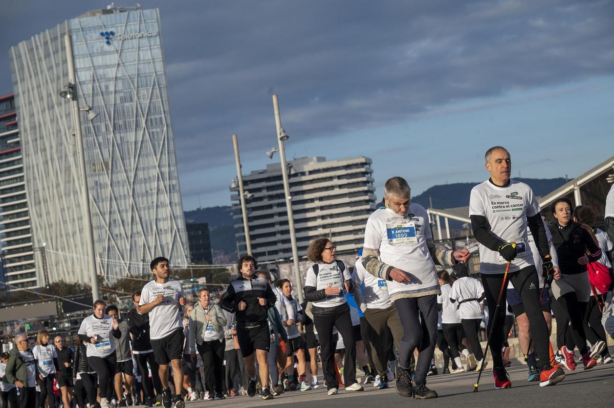 Barcelona corre contra el cáncer en el Fòrum