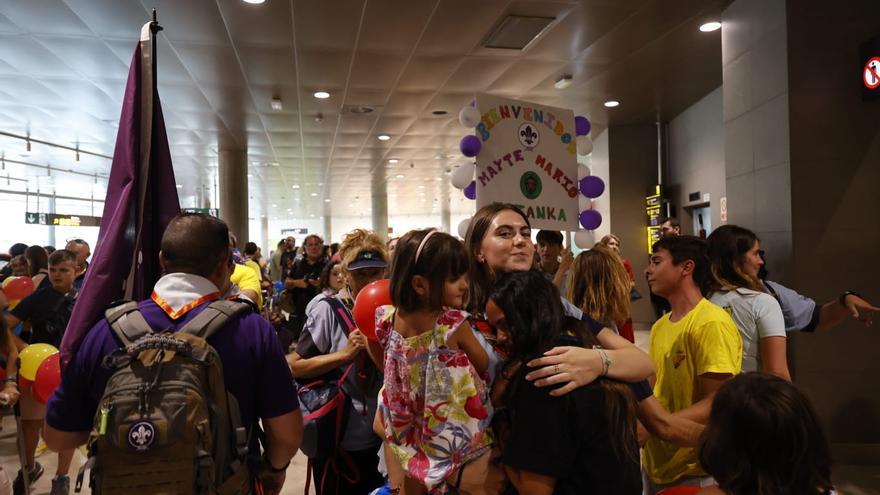 Los scouts valencianos que sufrieron el tifón en Corea del Sur regresan a casa