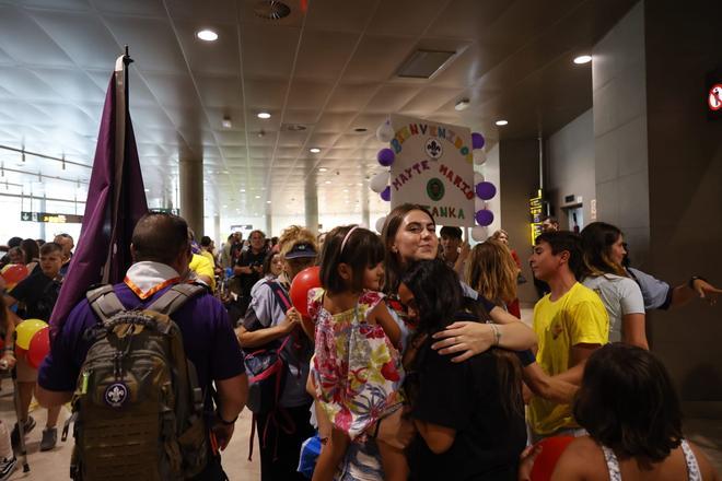 Los scouts valencianos que sufrieron el tifón en Corea del Sur regresan a casa