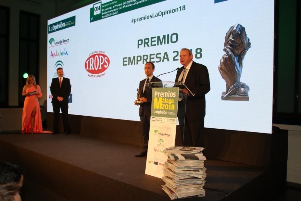 Gala de la entrega de premios de La Opinión de Málaga 2018.