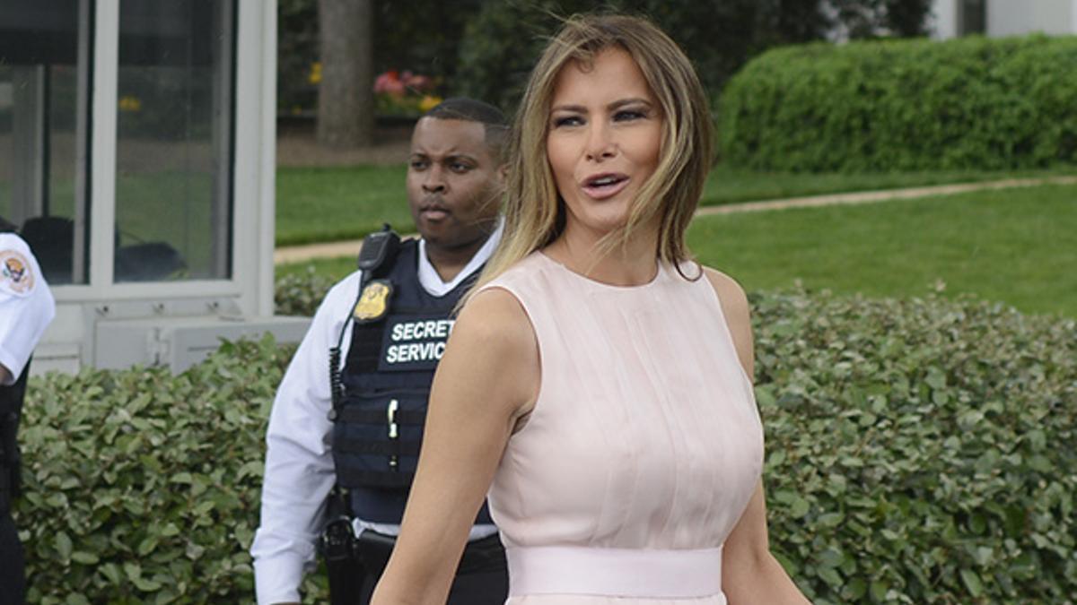 Los looks de color rosa de Melania Trump