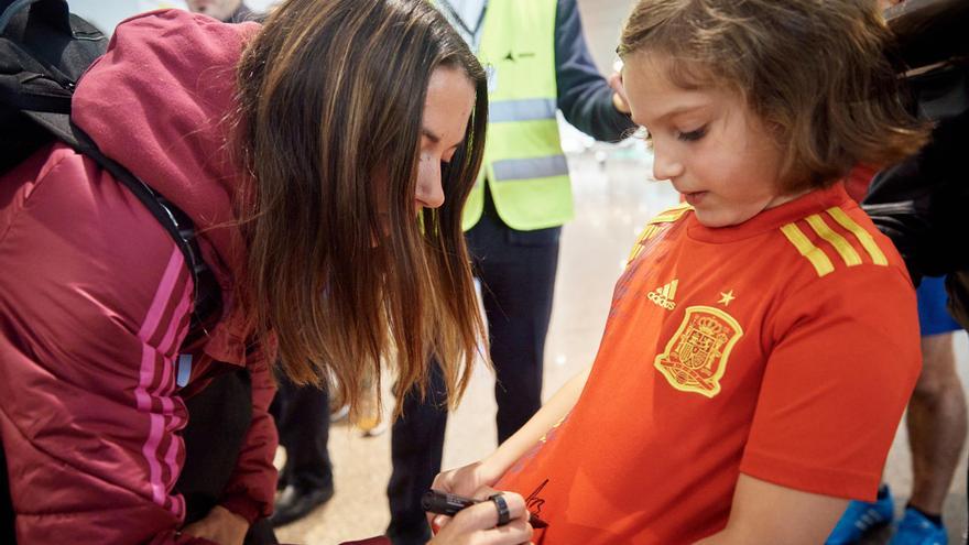 ¡Las chicas de la selección ya están en Vigo!