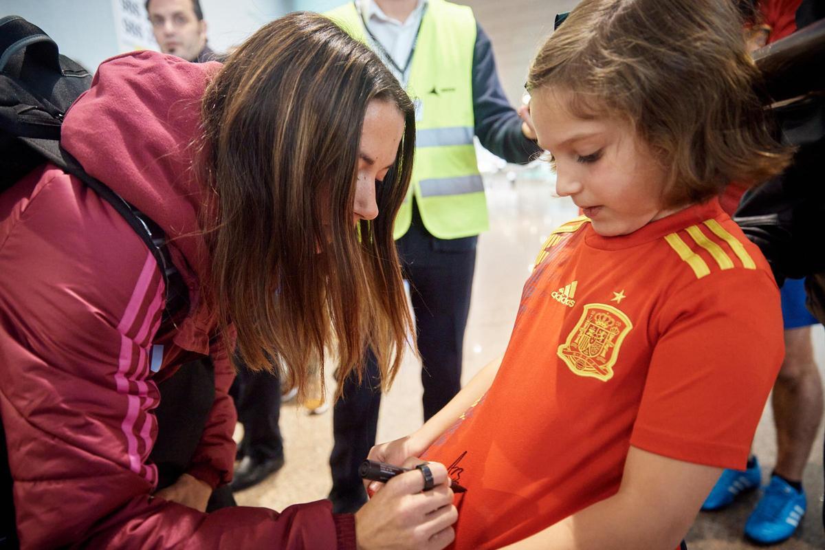 ¡Las chicas de la selección ya están en Vigo!