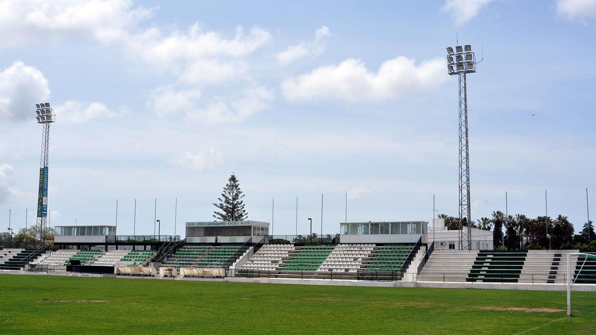 Una vista del estadio El Palmar.