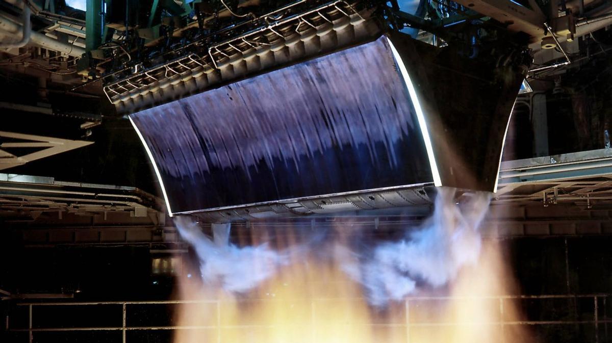 El motor espacial en cuestión.