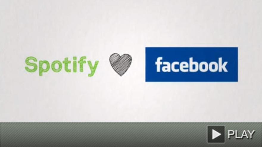 Spotify y Facebook se alían.