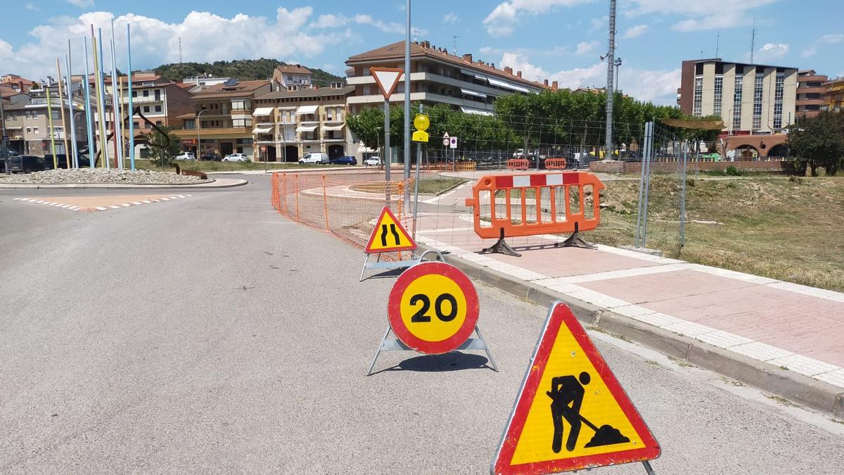 Zona en la qual s&#039;estan realitzant les obres