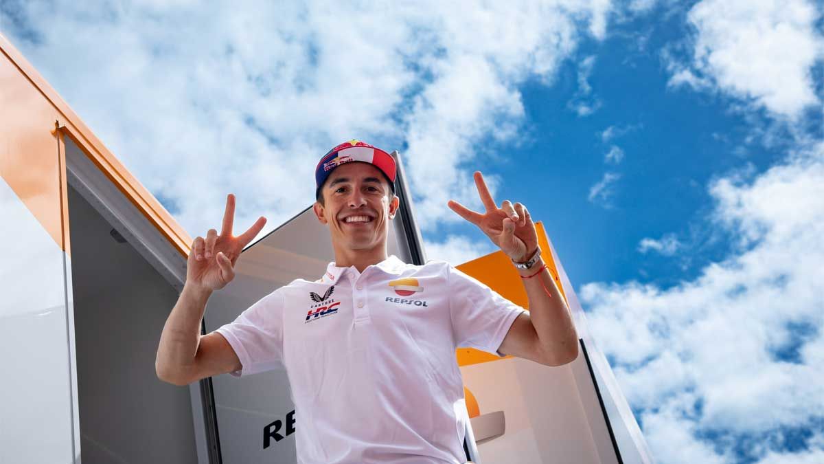 Marc Márquez, en el circuito de Le Mans