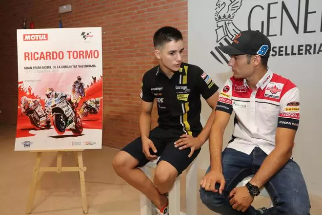Presentación cartel GP Motul de la Comunidad Valenciana de MotoGP