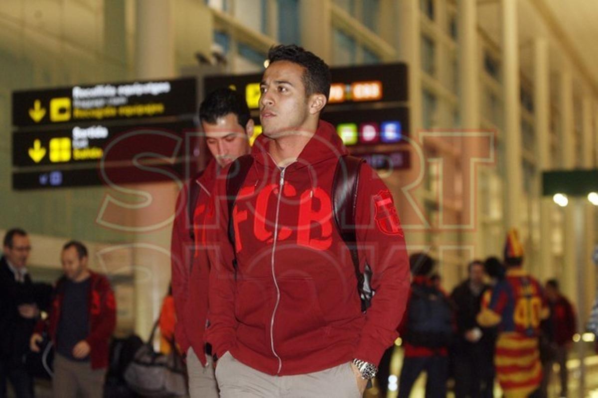 El viaje del Barça a Madrid, en imágenes