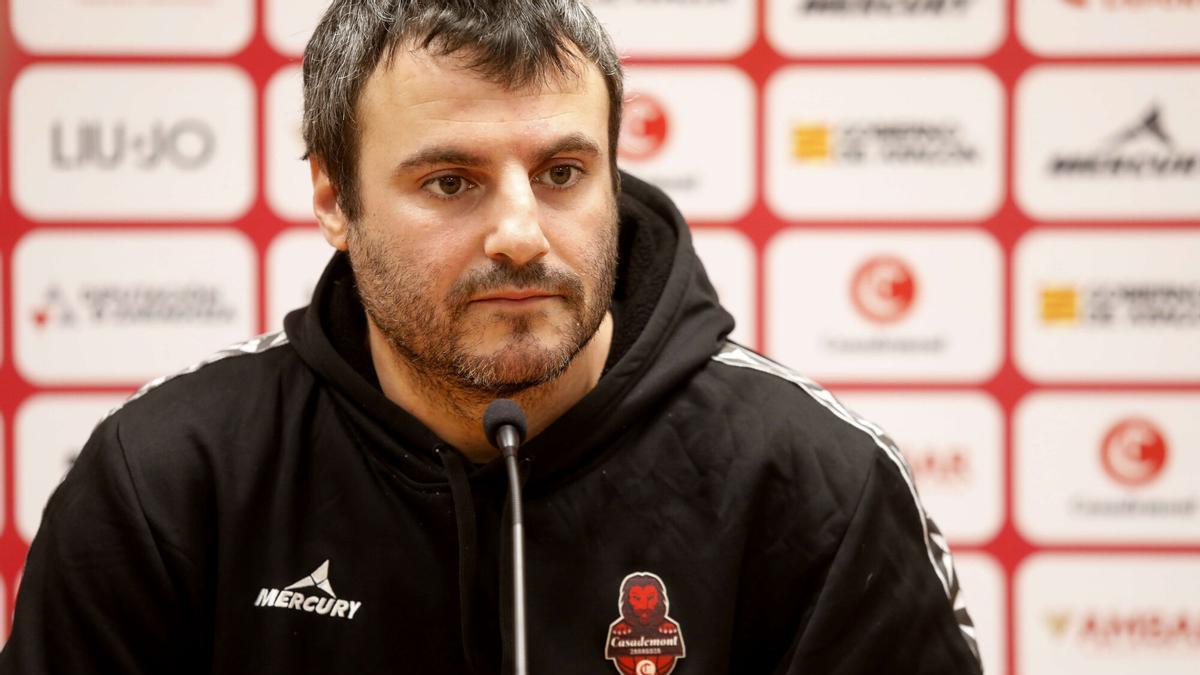 Carlos Cantero, durante una rueda de prensa