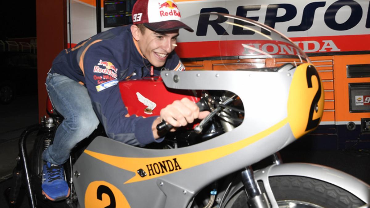 Marc Márquez, con la RC181