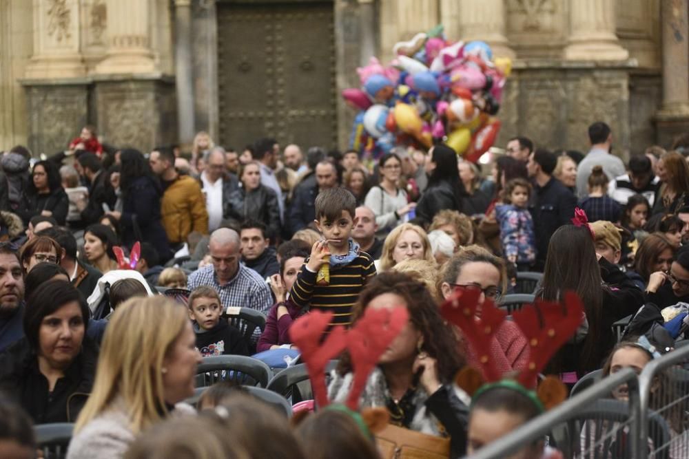 Así ha llegado Papa Noel a Murcia