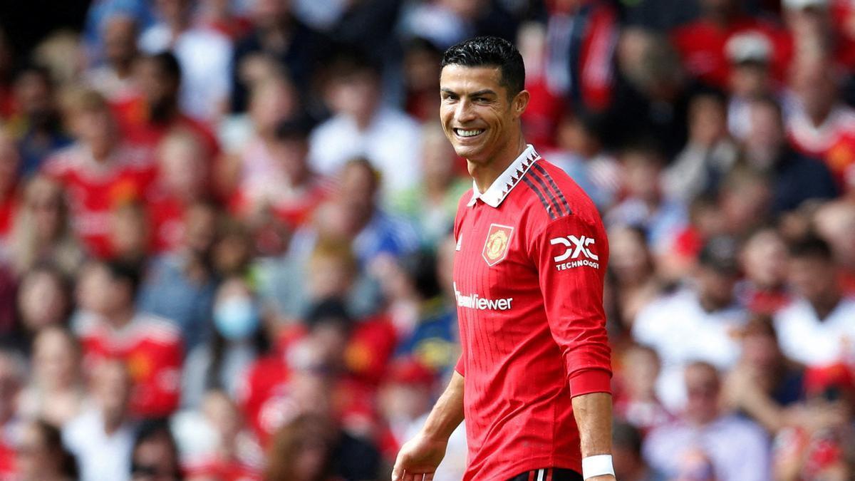 Cristiano Ronaldo, con el United