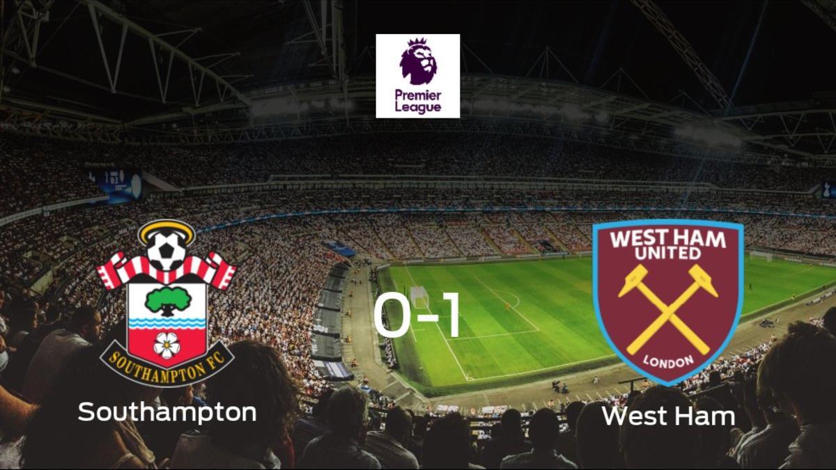 El West Ham derrota en el St. Mary's Stadium al Southampton (0-1)