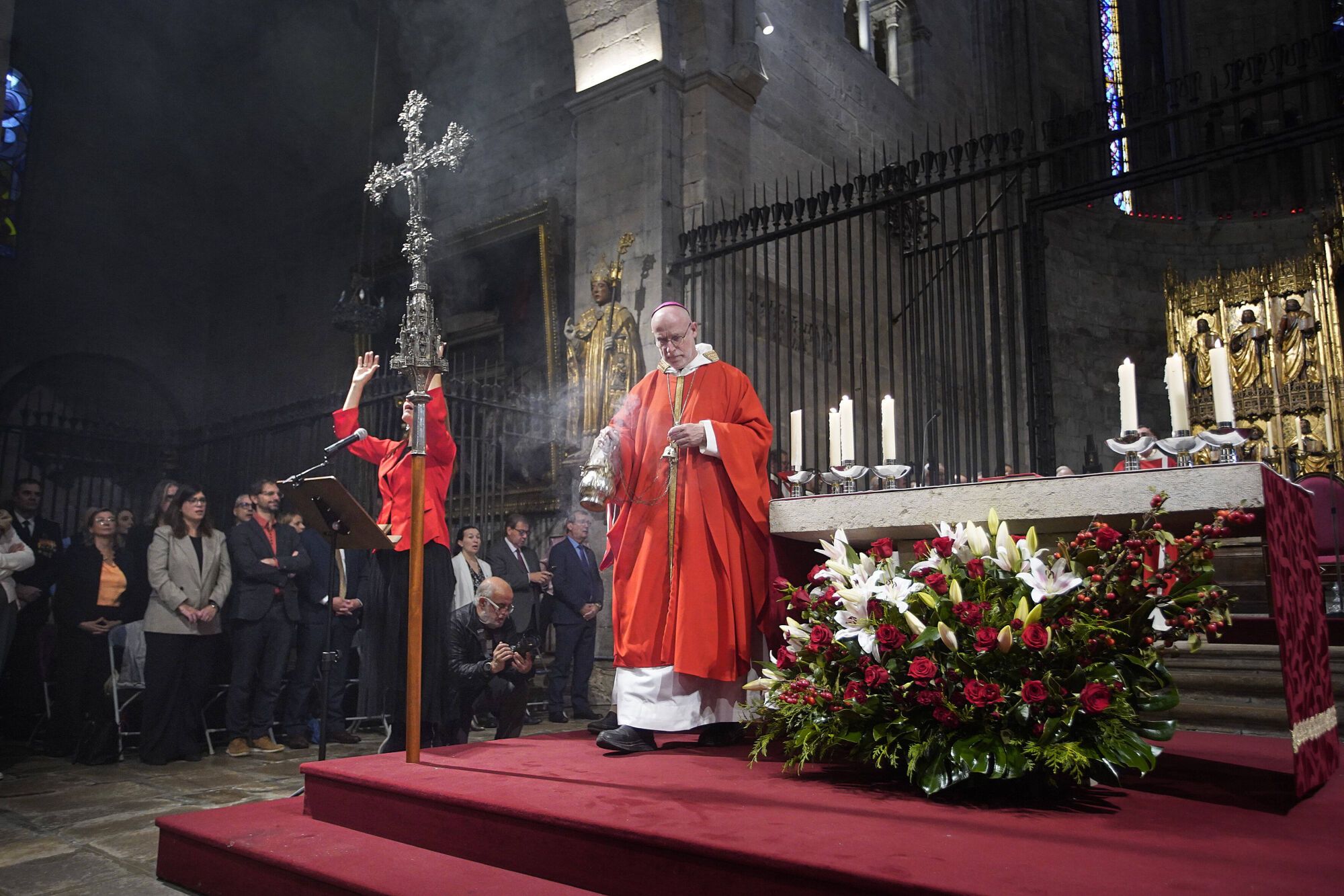 Girona Basílica de Sant Feliu missa de Sant Narcís El Bisbe de Girona evoca Sant Narcís per combatre "la guerra, la fam i la manca d'una vida digna"