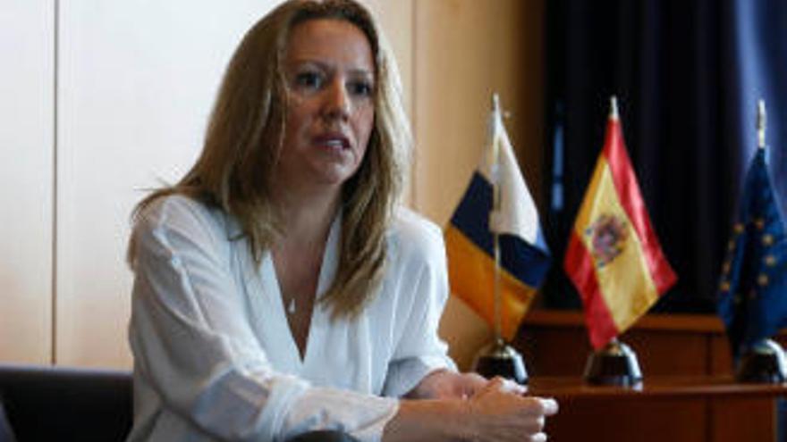 Rosa Dávila, consejera de Hacienda del Gobierno de Canarias.