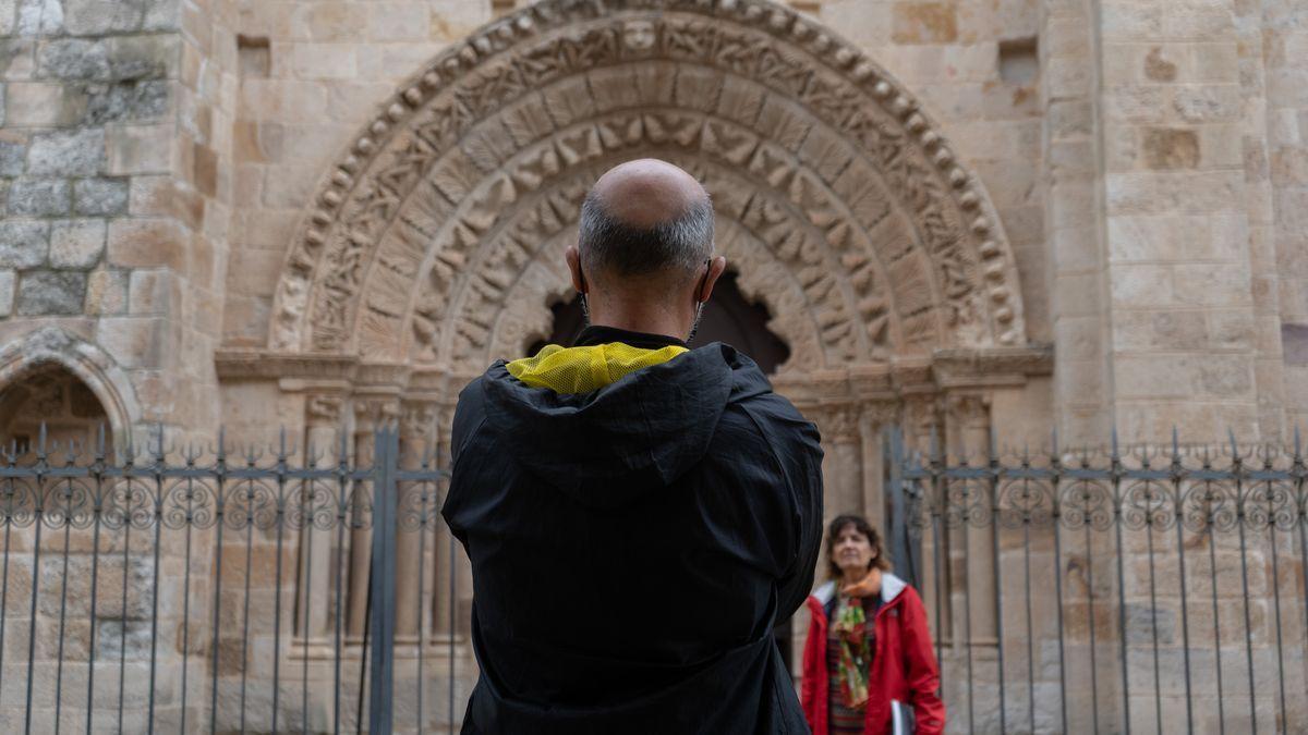 Iglesia de La Magdalena de Zamora: turistas.