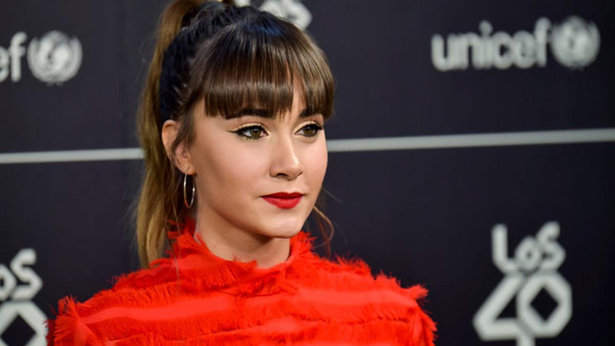 Aitana Ocaña en los Premios de Los 40