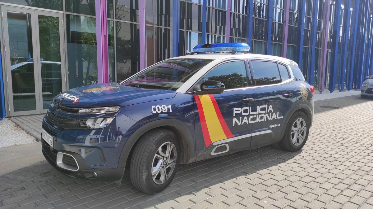 Coche de la Policía Nacional.