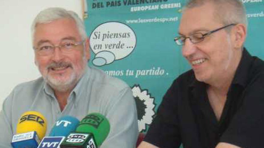 Imagen de la rueda de prensa de Los Verdes.