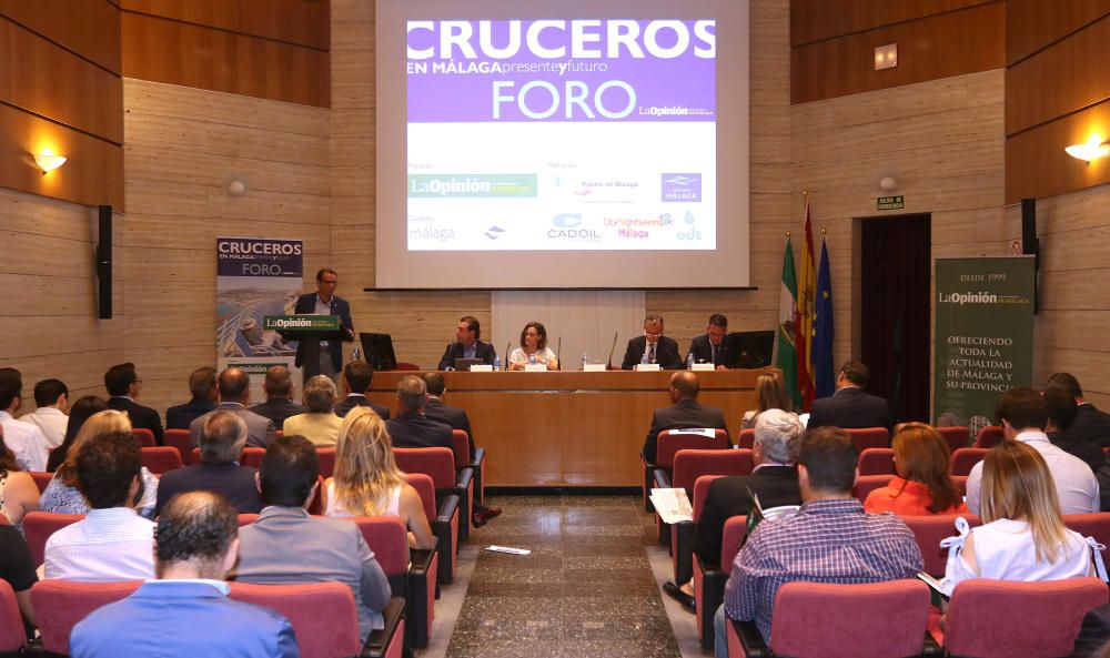 La Opinión de Málaga reunió en un debate al presidente de la Autoridad Portuaria, Paulino Plata, y a otros expertos en turismo, transportes, cruceros y marketing